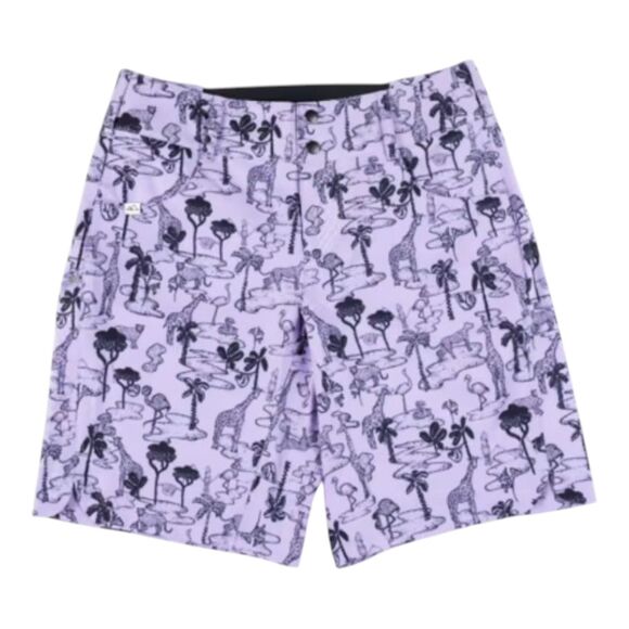 Stylish Black and White Graphic Athletic Shorts - Picture 11 of 13